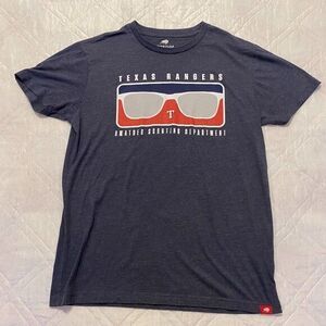 Texas Rangers Men’s Short Sleeve Graphic Tee - Navy/Red